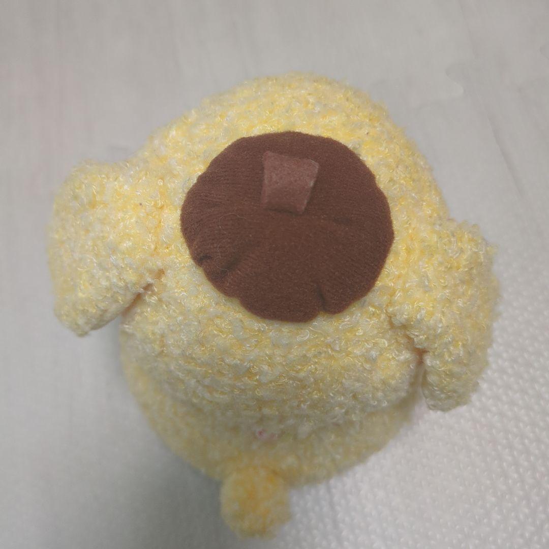 レトロ☆ポムポムプリン　ぬいぐるみ　レア、初期　サンリオ　首輪