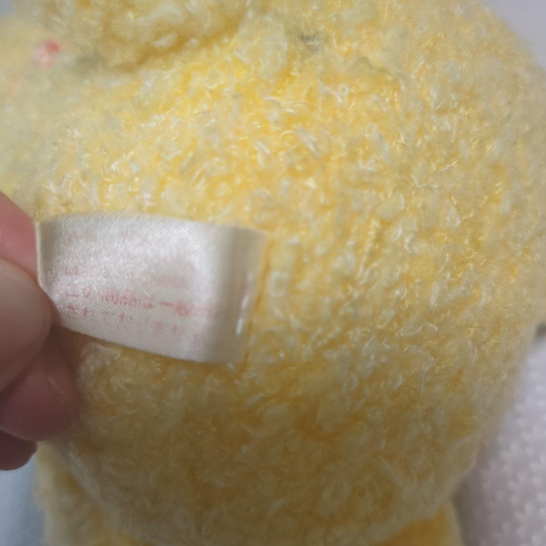レトロ☆ポムポムプリン　ぬいぐるみ　レア、初期　サンリオ　首輪