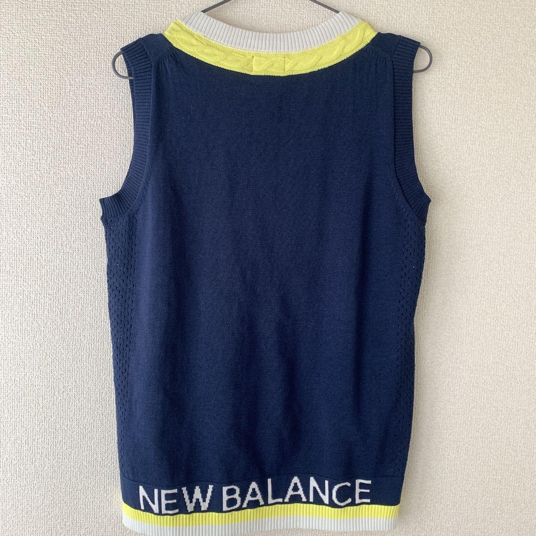 【新品タグ付】NBゴルフ ニットベスト ネイビー レディース size1