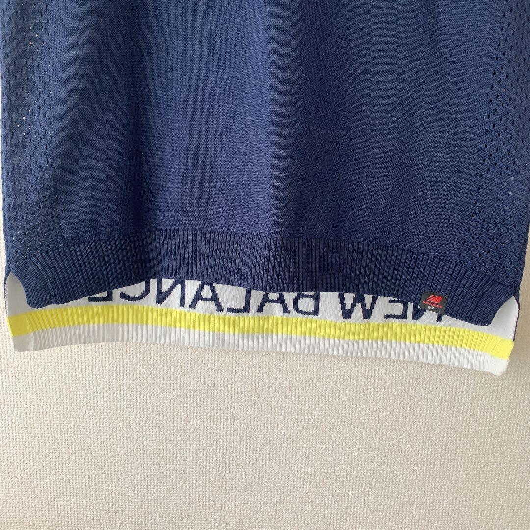 【新品タグ付】NBゴルフ ニットベスト ネイビー レディース size1
