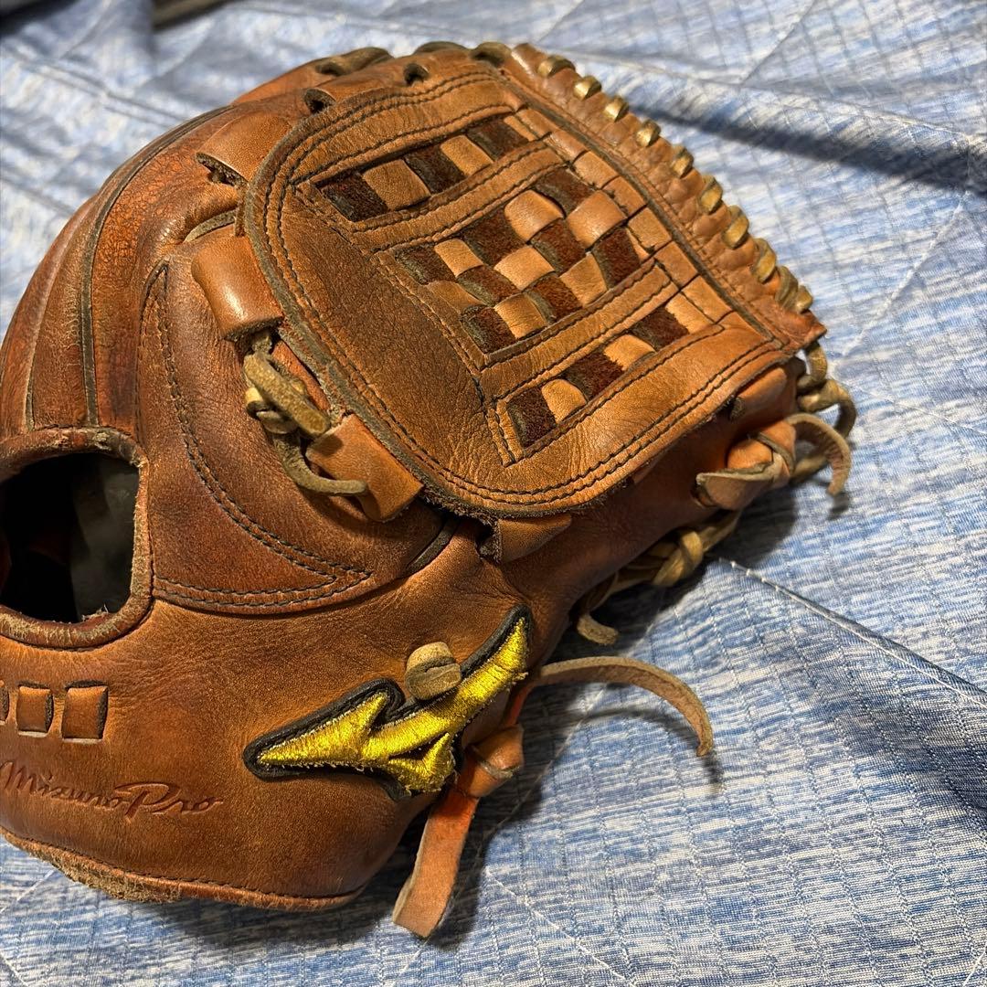 Mizuno Pro 硬式グローブ ブラウン