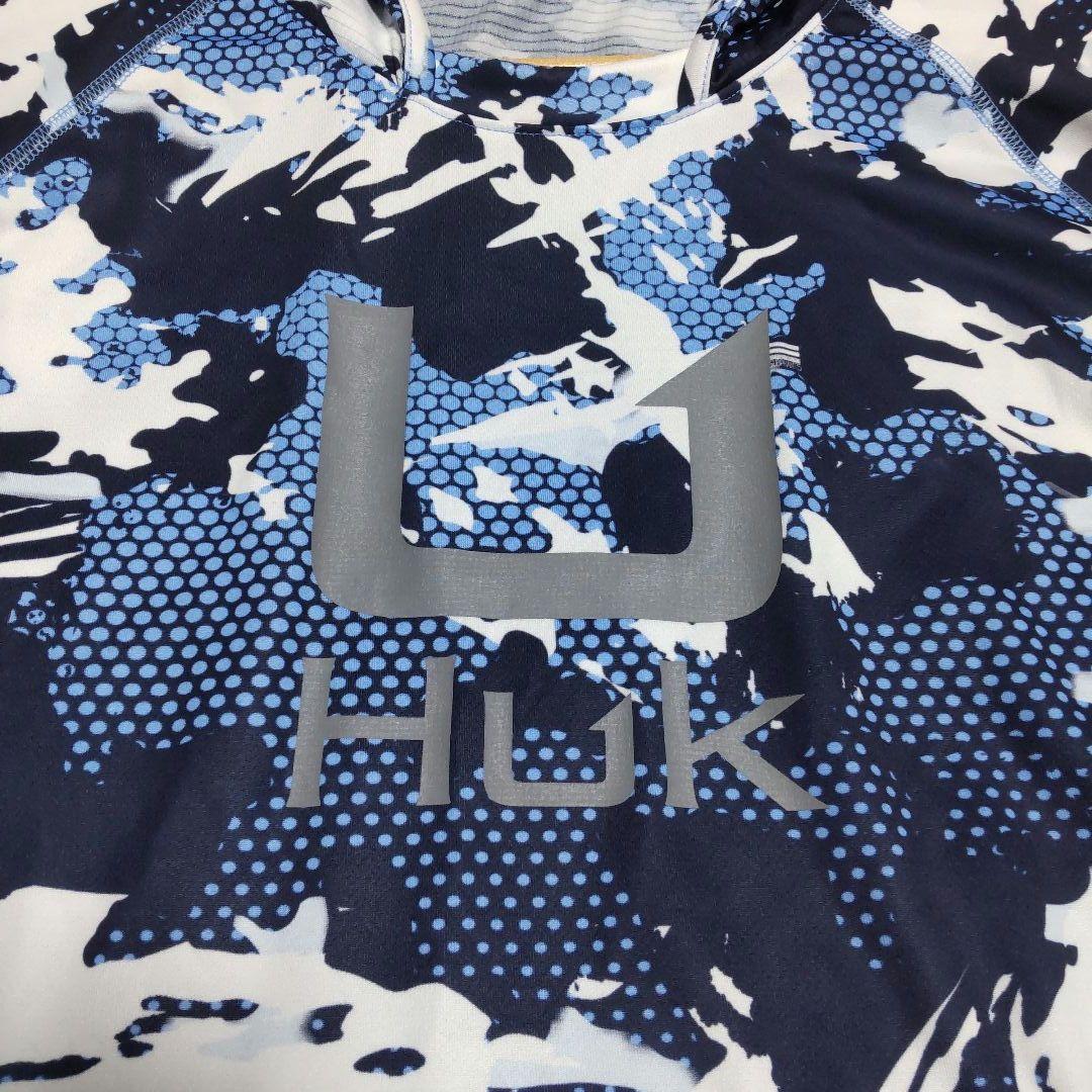 ハック HUK フィッシングウェア パーカー 迷彩 XL