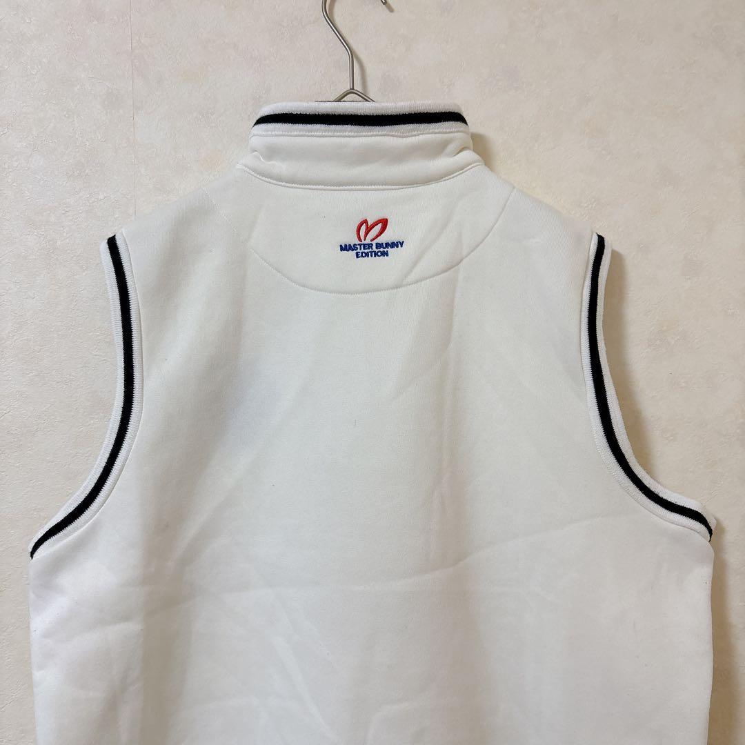 MASTER BUNNY EDITION ベスト ゴルフウェア 白 メンズ　6