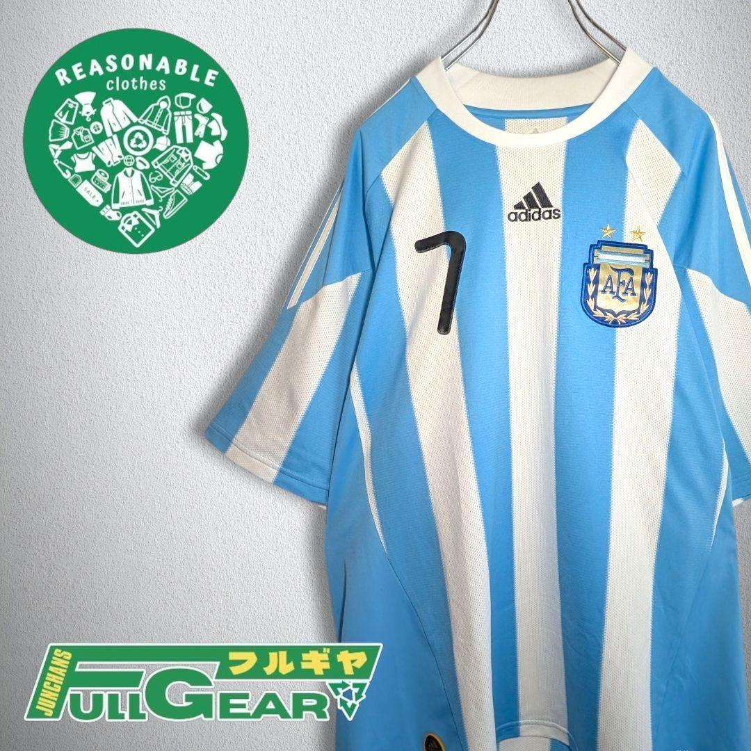 古着 サッカー ゲームシャツ 世界的人気 アルゼンチン代表 貴重なビッグサイズ