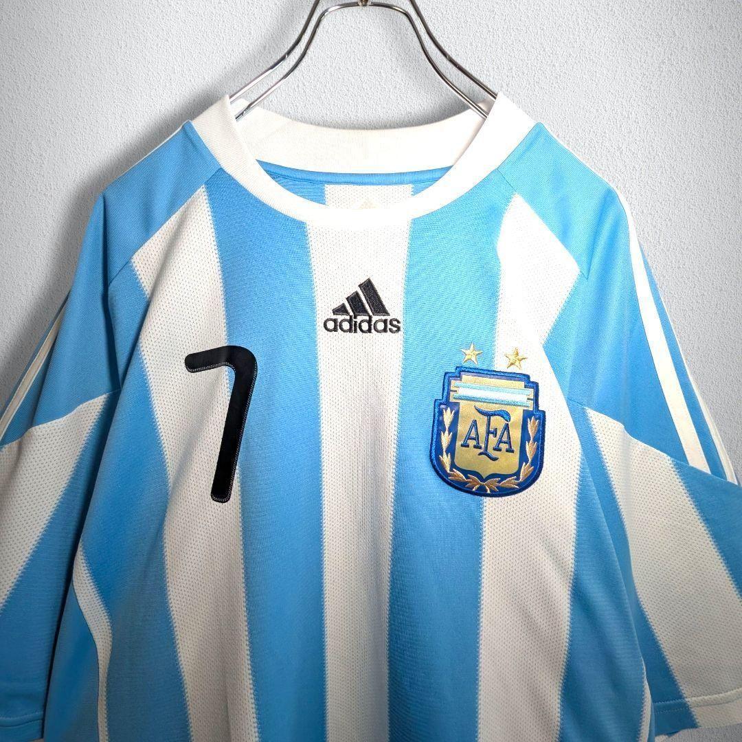 古着 サッカー ゲームシャツ 世界的人気 アルゼンチン代表 貴重なビッグサイズ