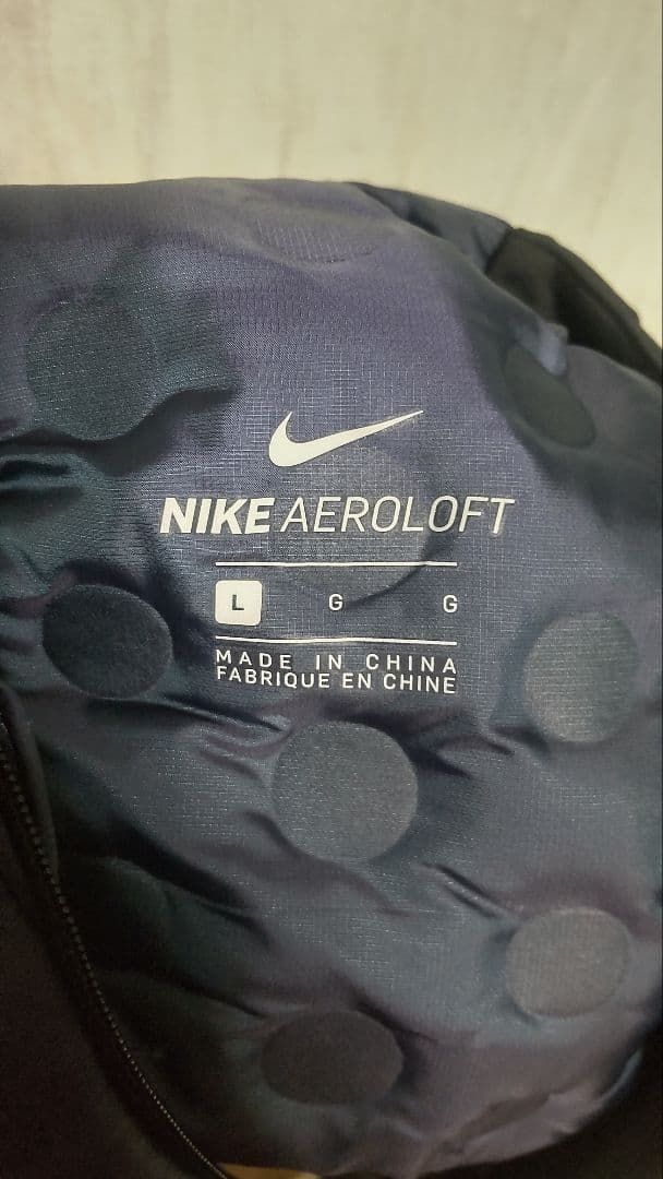 Nike AERLOFT ベスト Lサイズ ネイビー　RUNNING VEST