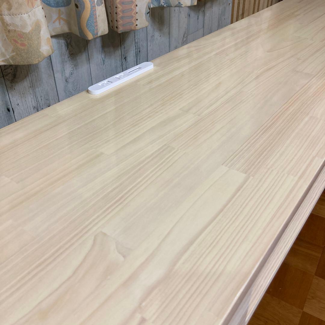 机 テーブル カウンター 幅240cm パイン集成材