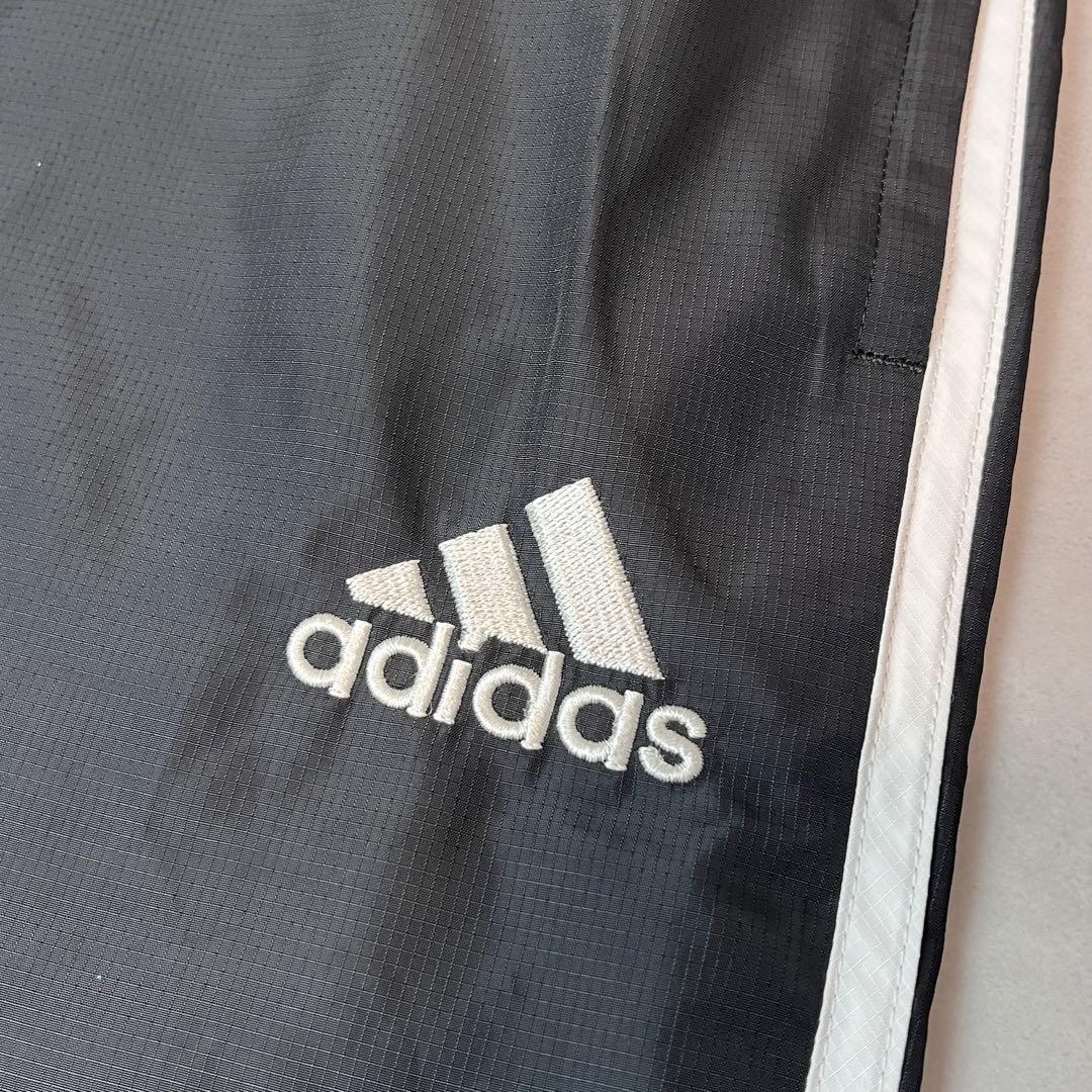 00s adidas ワイド トラックパンツ ブラック O