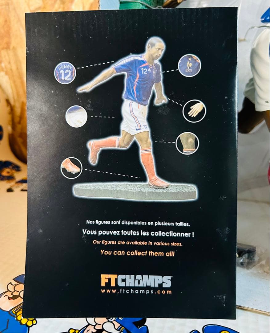 06' FT CHAMPSサッカーフィギュア12インチ フランス代表アンリ
