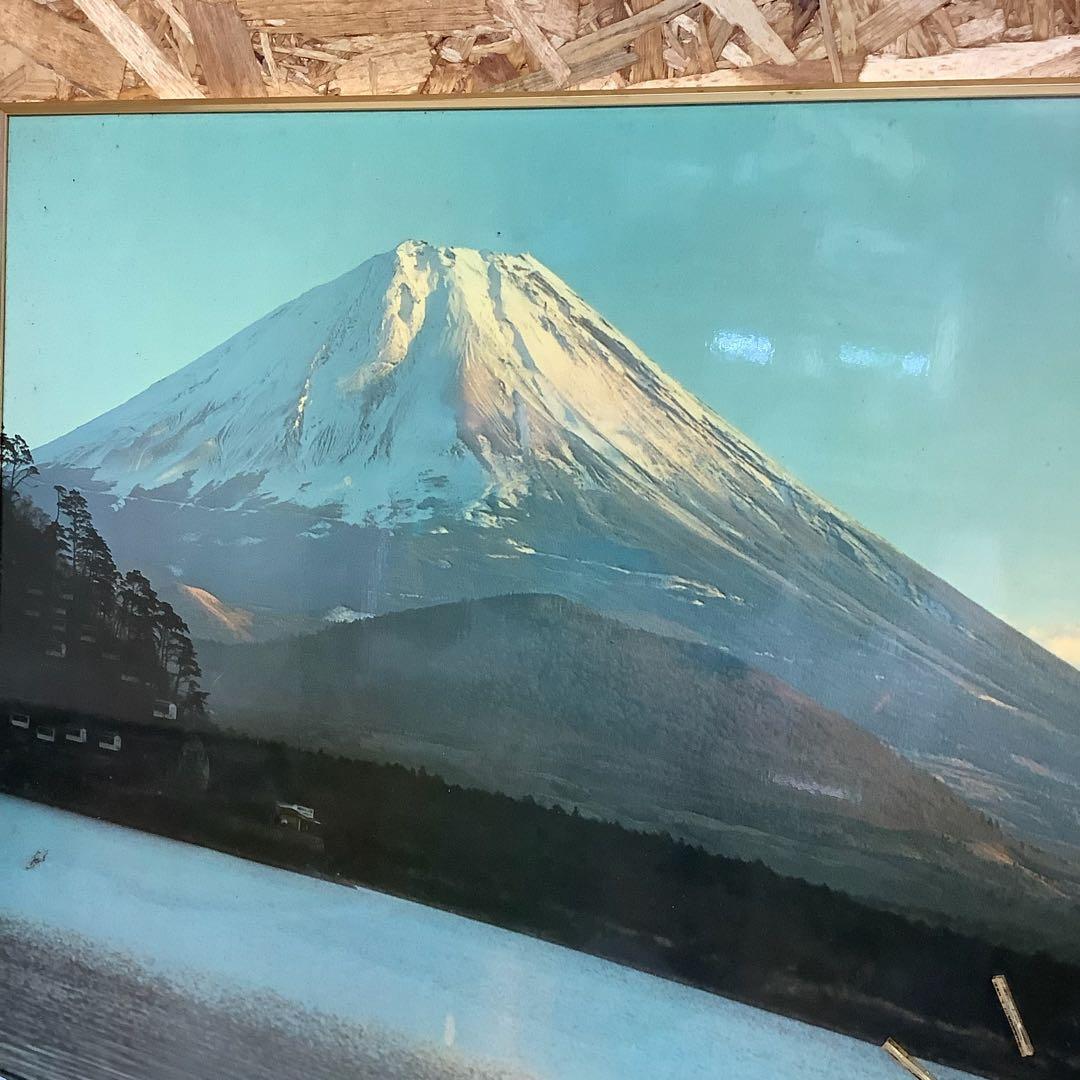 富士山風景 大型壁掛け時計 インテリア（Q-33）
