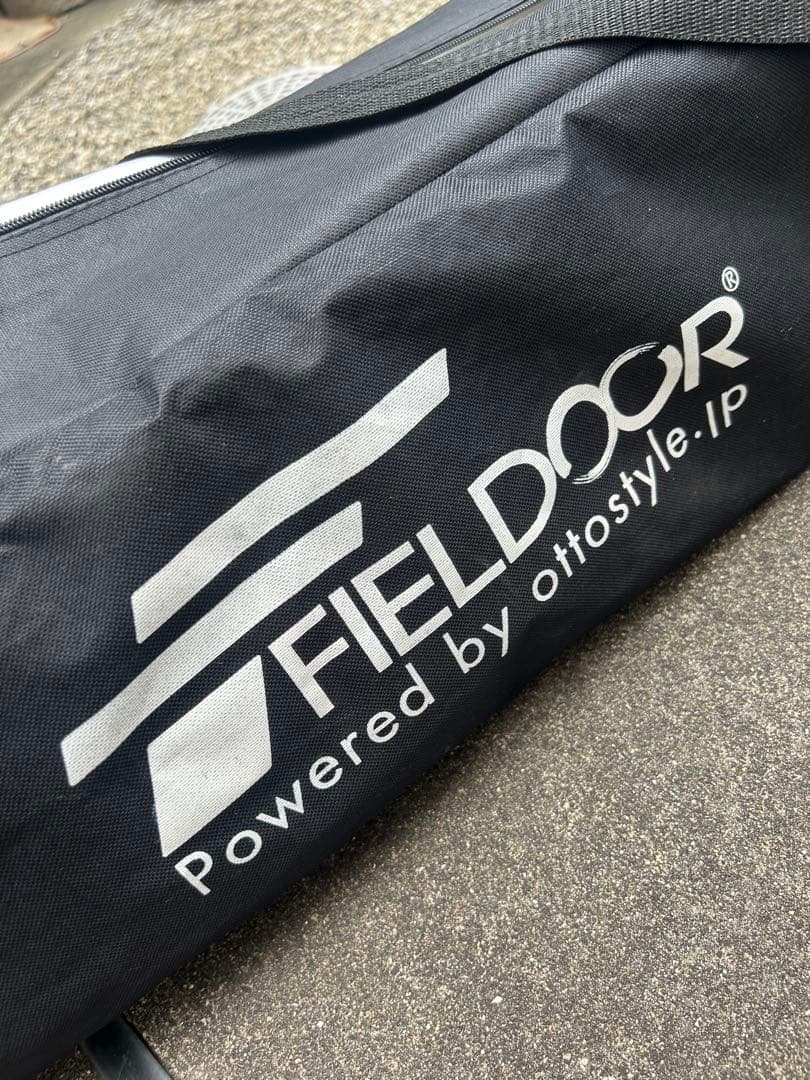 fieldoor ターブテント　2.5mx2.5m グリーン サイドシェード付き