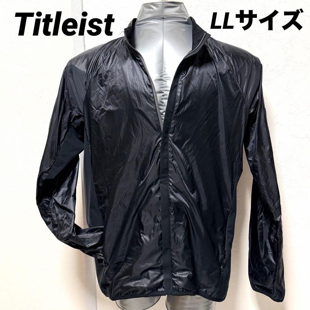 【超美品】タイトリスト ナイロンジャケット 異素材切替 薄手 メンズ LL