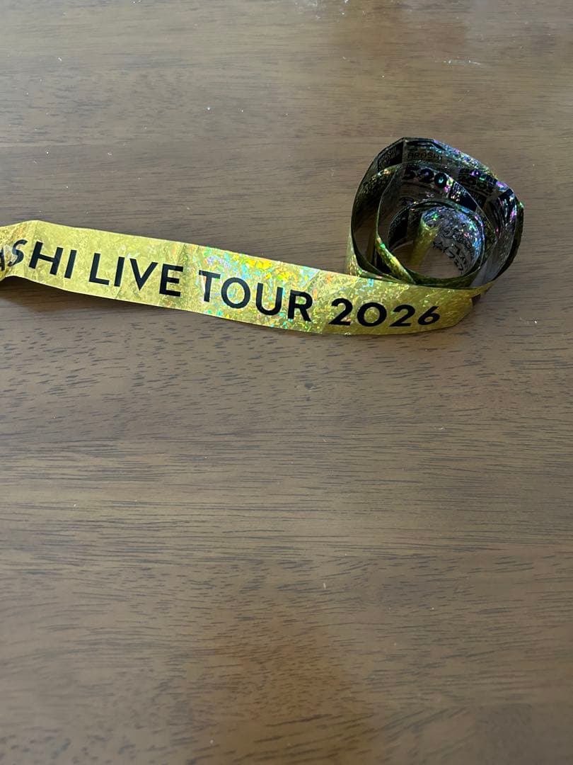 ARASHI LIVE TOUR 2026 銀テープ 1本