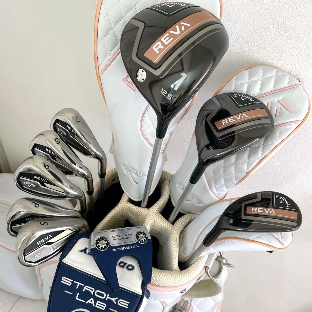 超美品　Callaway REVA レディース ゴルフクラブセット　パッケージ