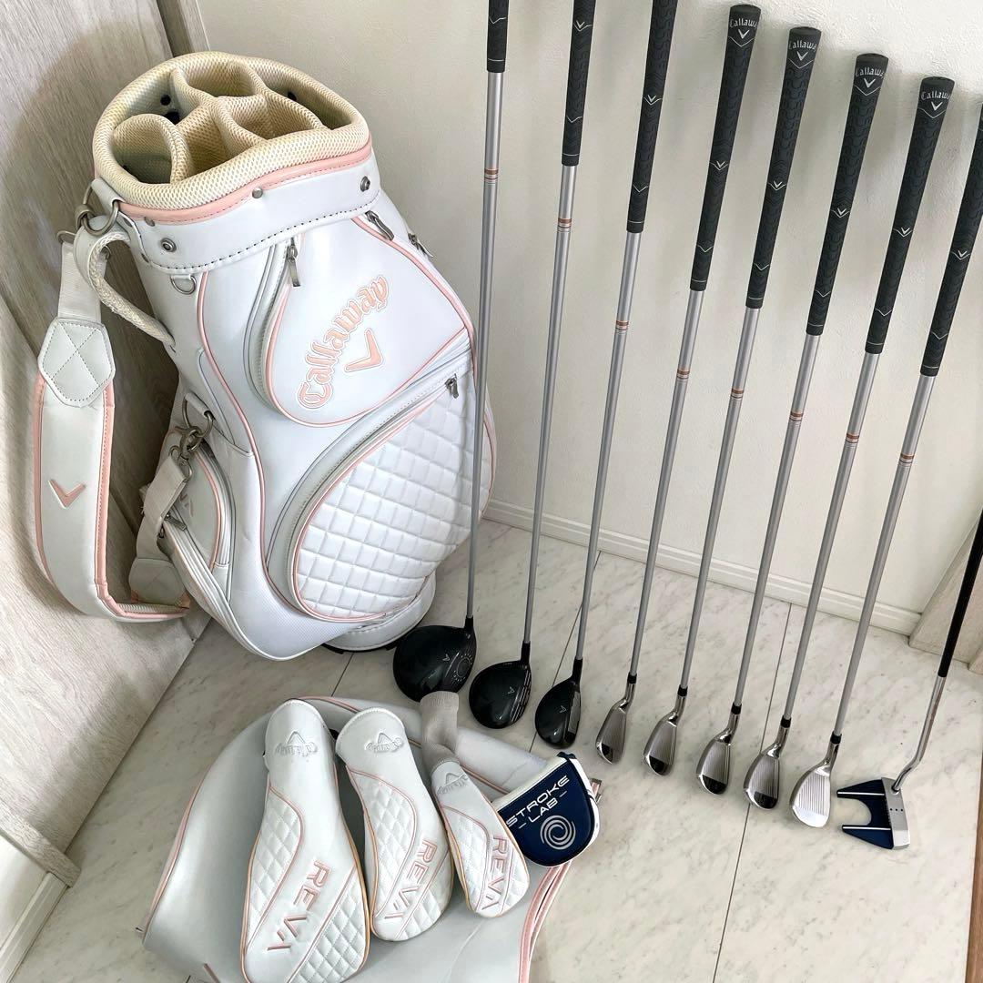 超美品　Callaway REVA レディース ゴルフクラブセット　パッケージ