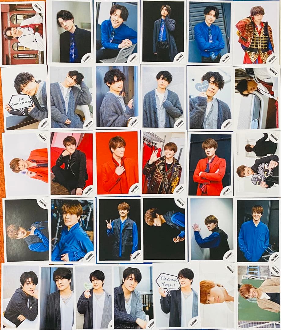 SixTONES 公式写真210枚ましかくフォト2枚まとめ売りセット！
