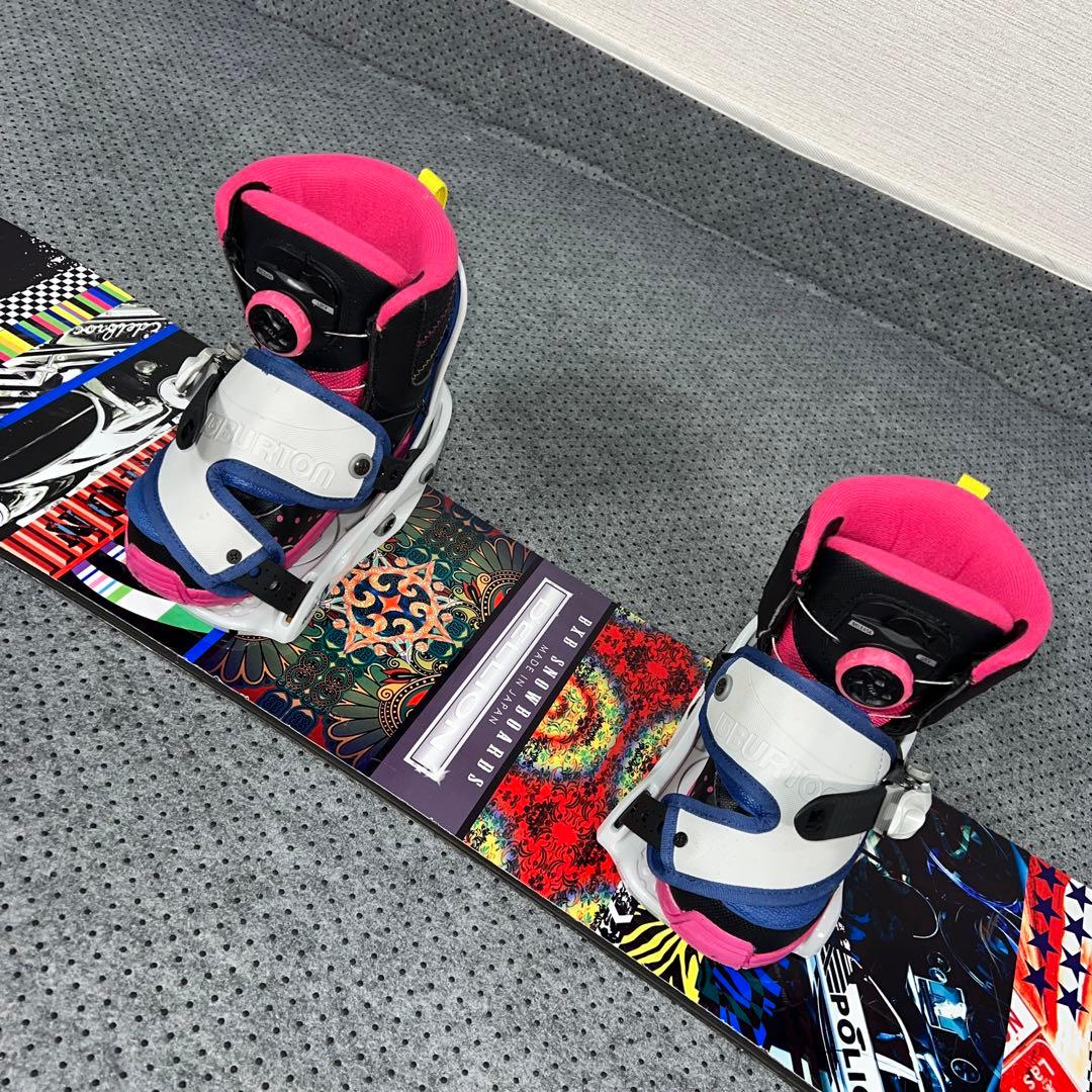 ５回使用 キッズスノーボード BXB 110cm×バイン×ダイヤルブーツ