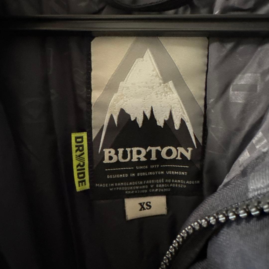 BURTON ブラック スノーボードウェア XS