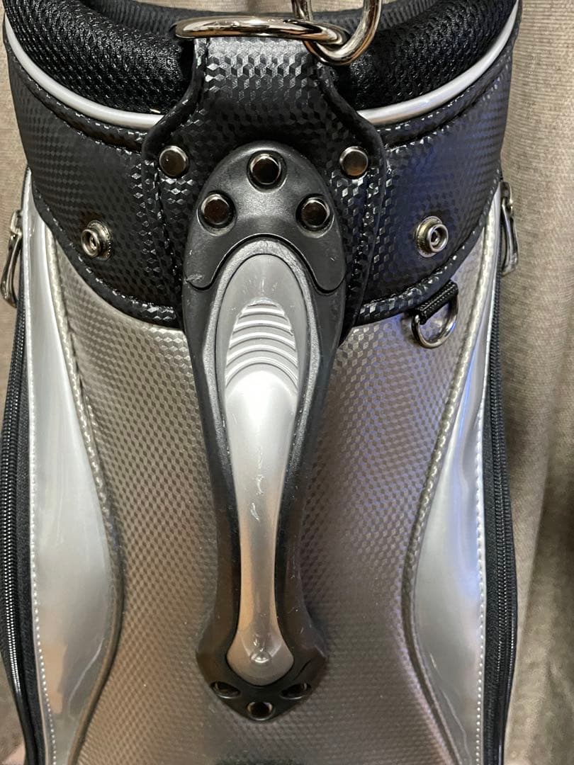 PUMA キャディバッグ ブラック シルバー9.5型