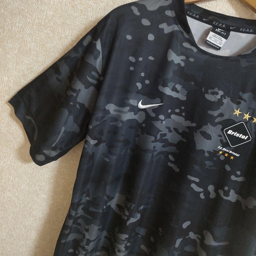 ナイキ エフシーアールビー F.C.R.B Bristol 迷彩 Tシャツ XL