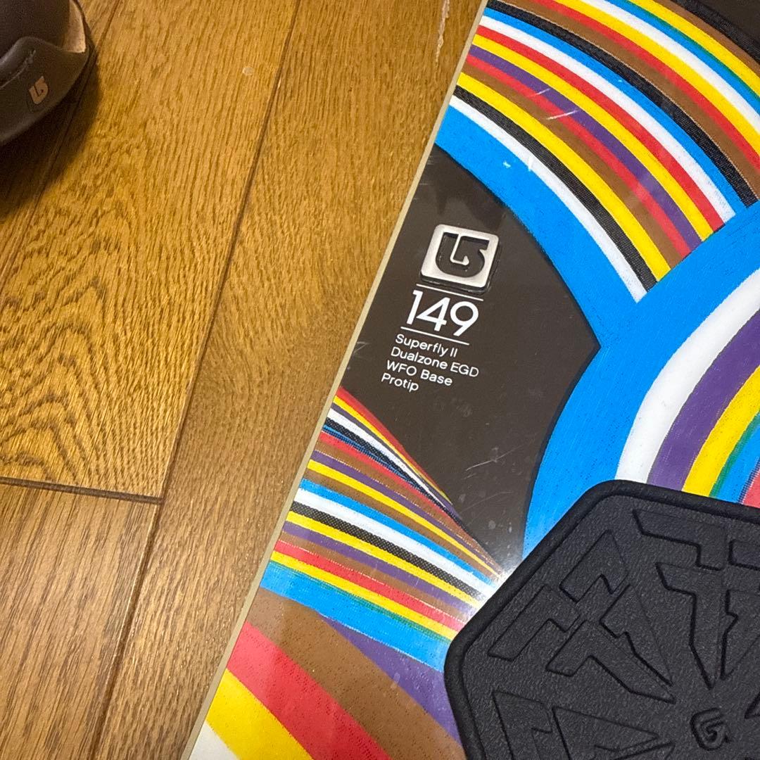Burton スノーボード 3点セット 149cm 24,5cm