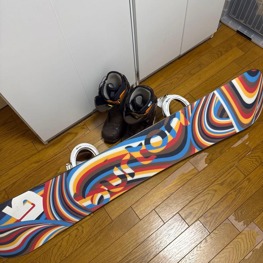 Burton スノーボード 3点セット 149cm 24,5cm