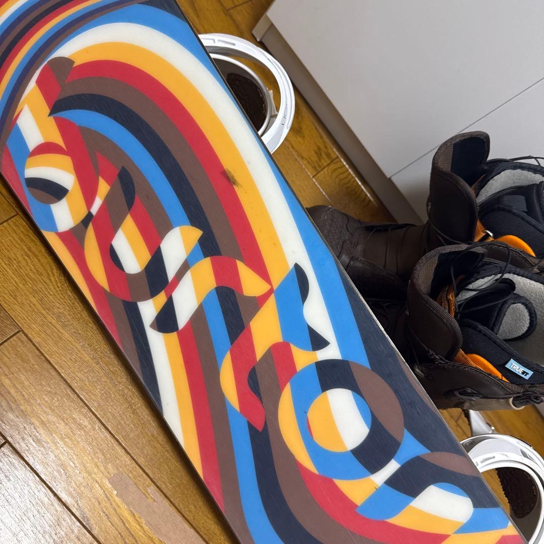 Burton スノーボード 3点セット 149cm 24,5cm