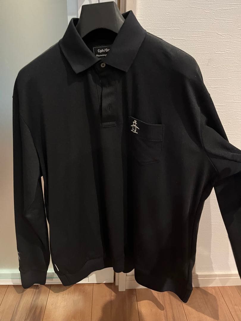 Cph GOLF マンシングウェア コラボ ポロシャツ　ブラック　未使用品