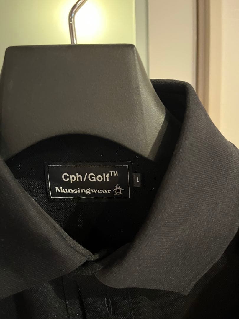 Cph GOLF マンシングウェア コラボ ポロシャツ　ブラック　未使用品