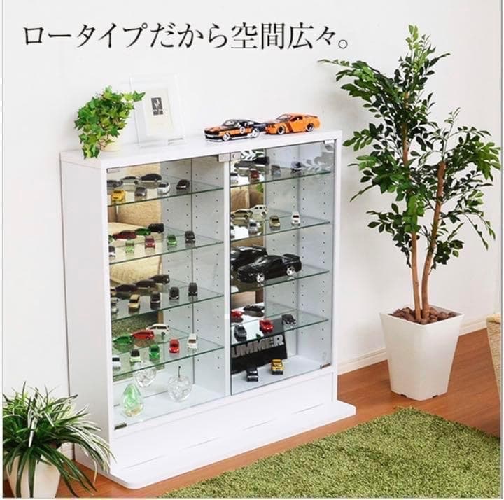 フィギア コレクションラック 浅型ロータイプ コレクションケース