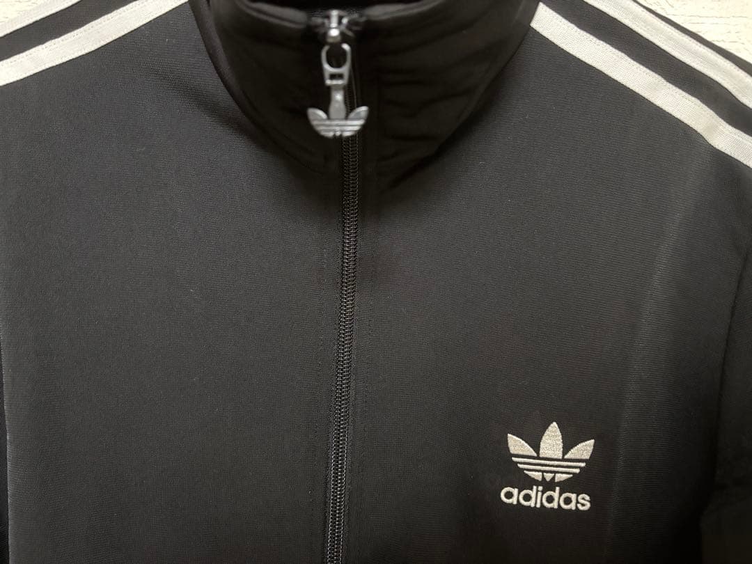 b*B様 adidas ブラック ジャージジャケット E98649