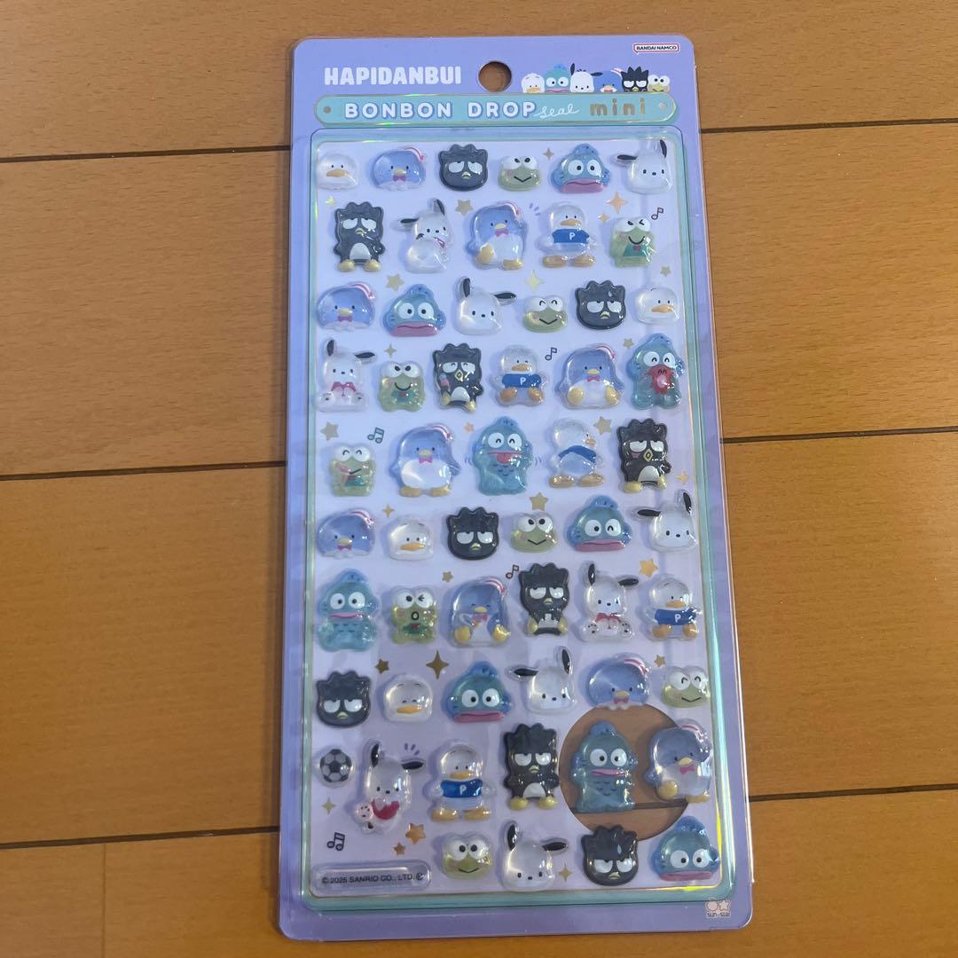 【正規品】サンリオ　ボンボンドロップシール　ミニ 7枚セット
