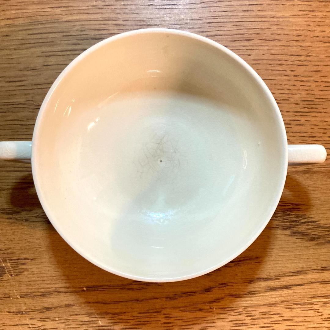 スージークーパー クレッセント スープボウル＆ソーサー 2客 セット ブルー