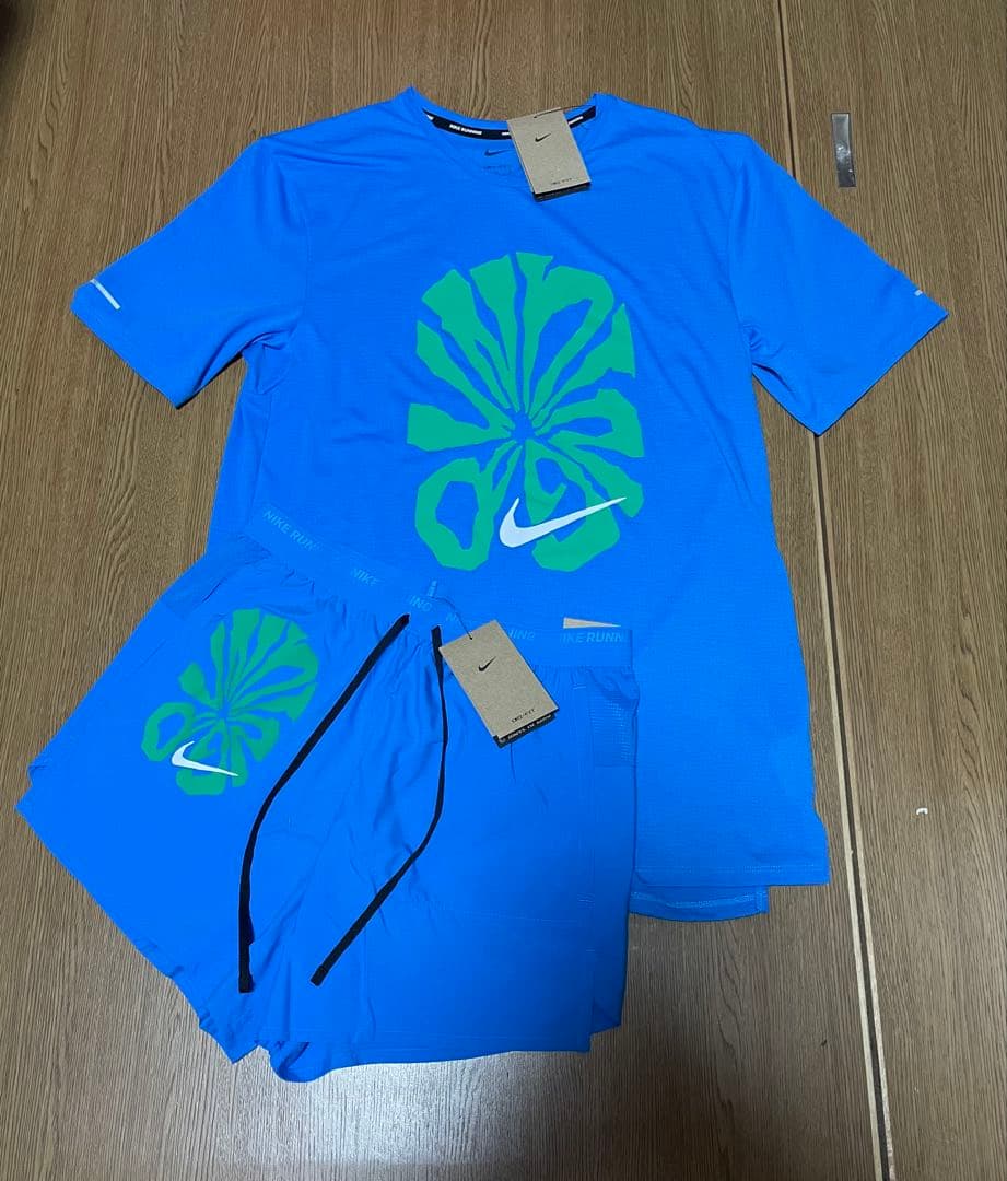ナイキ ランニング Tシャツ 半袖 ストライド ショートパンツ 上下 ランパン