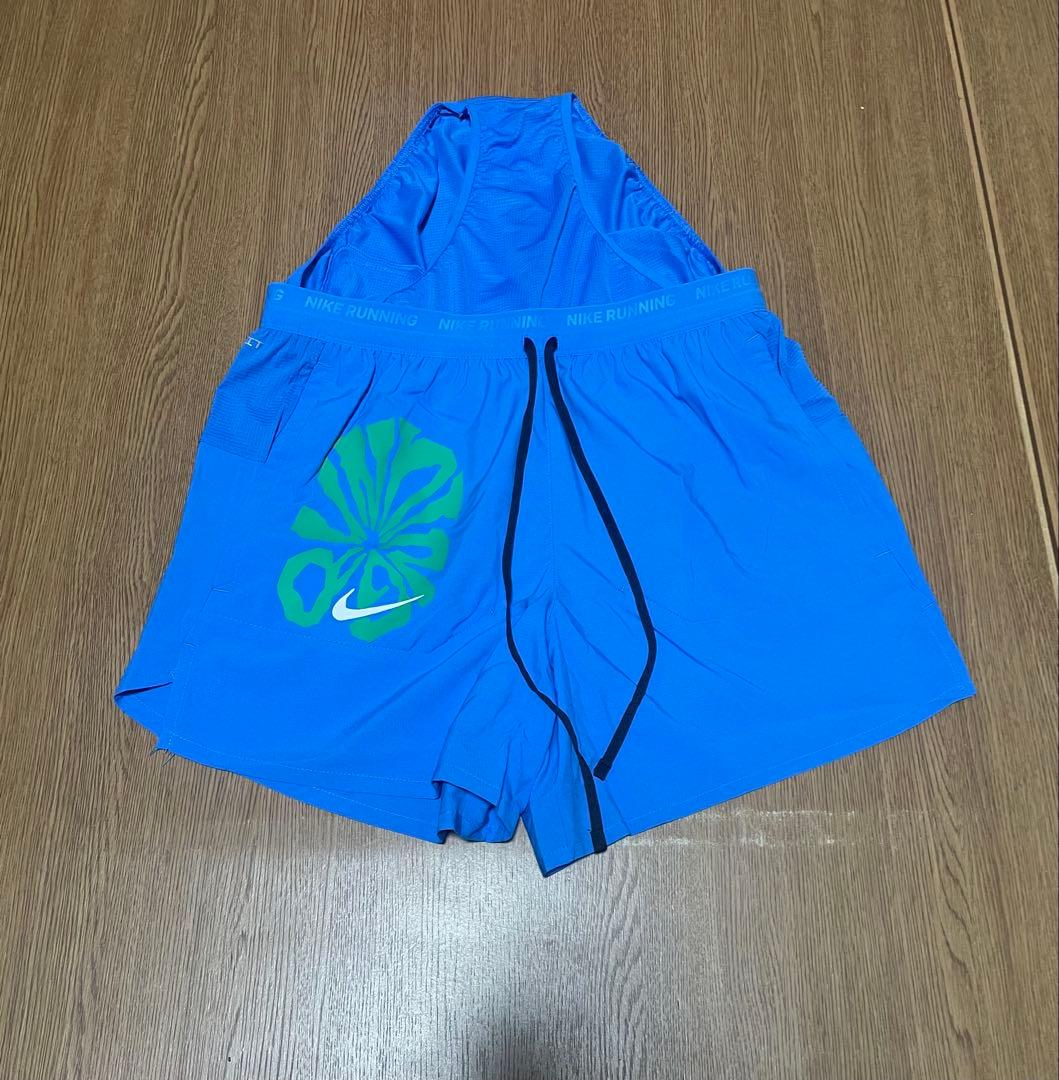 ナイキ ランニング Tシャツ 半袖 ストライド ショートパンツ 上下 ランパン