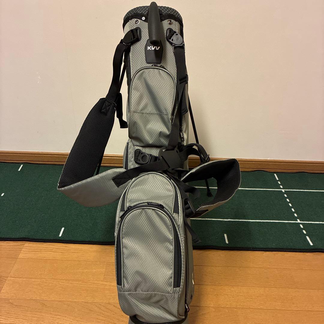 【ほぼ未使用】ゴルフ スタンドバッグ 軽量 小型 練習用 8本収納
