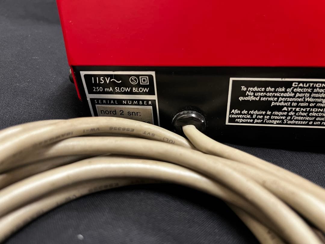 Clavia NORD LEAD2 電源入らず