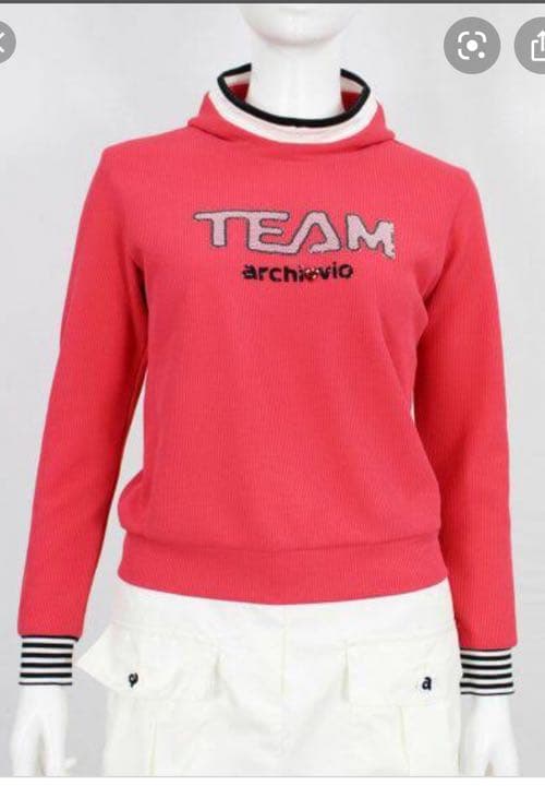 アルチビオ archivio ゴルフウェア レディース 長袖　ピンク トップス