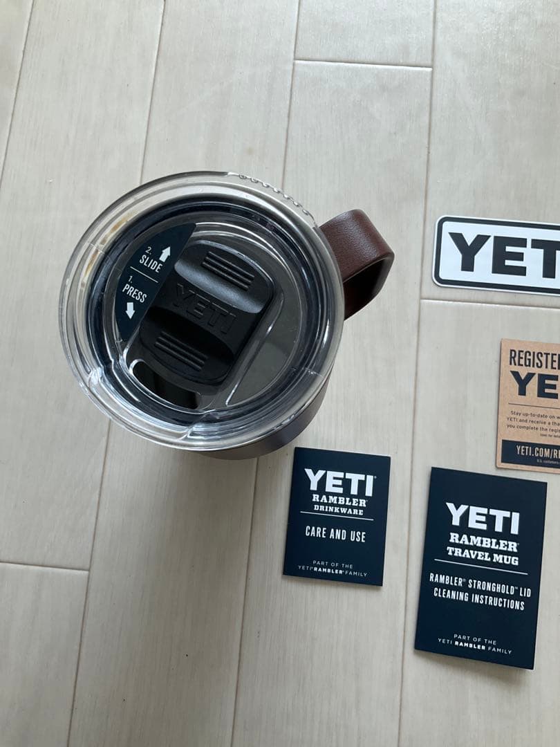 YETI Rambler Travel Mug ブラウン