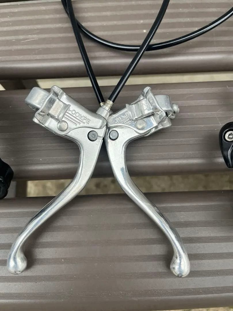 ダイアコンペブレーキ取り付けセット競輪ピストトラック自転車街道練習に