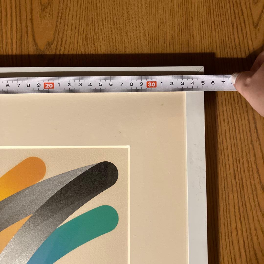 原健『Strokes』 直筆サイン・ナンバー入り シルクスクリーン作品