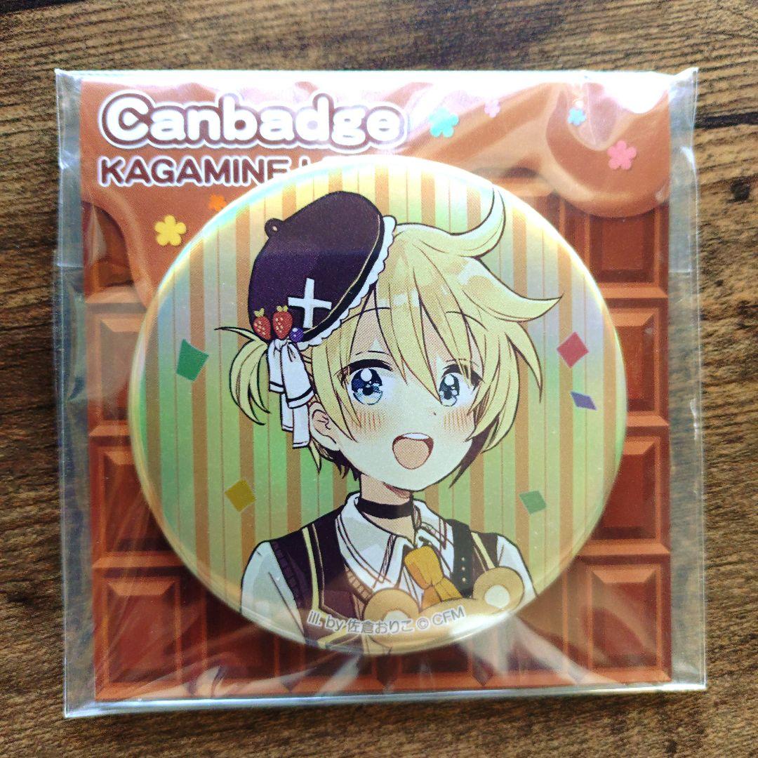 鏡音レン 缶バッジ スイーツ チョコレート風 天使 ムービック