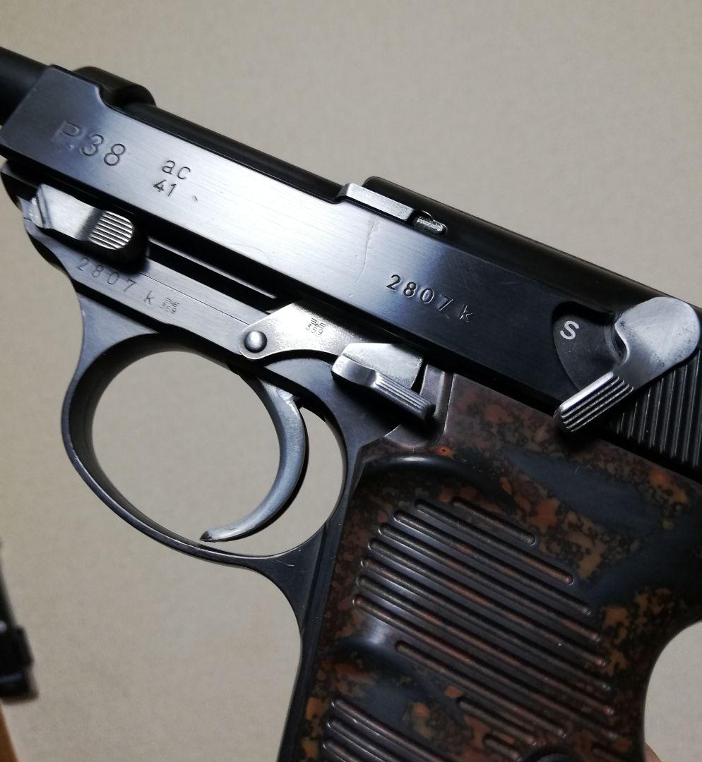 期間限定⭐マルゼン ワルサーP38 ac41ブラック 再販ガスブロ⭐箱取説有