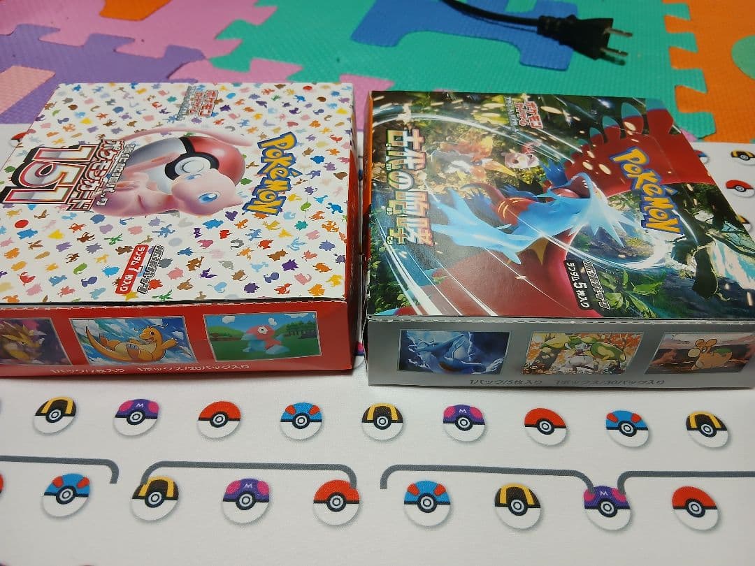 ポケモンカード151シャイニトレジャ古代咆哮3点セットシュリンク無しペリペリ有り