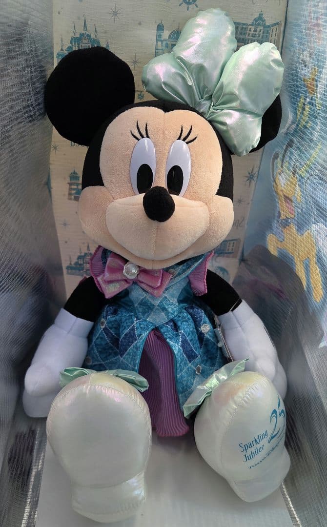 ディズニーシー スパークリングジュビリー 25周年 ミニー ぬいぐるみ