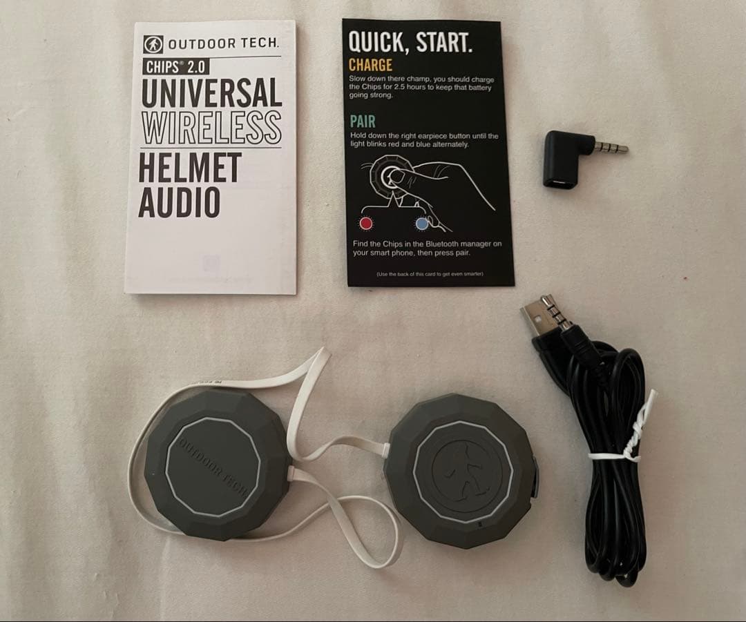OUTDOOR TECH Chips 2.0 ワイヤレスヘルメットオーディオ