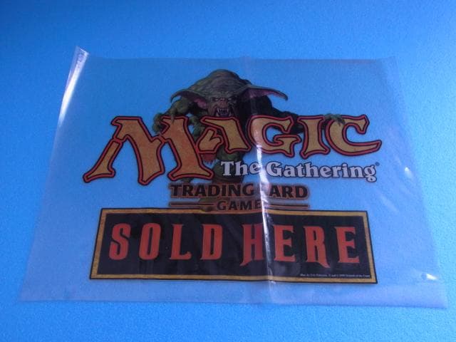 非売品　マジック・ザ・ギャザリング　SOLD HERE　MTG　シート　販促品