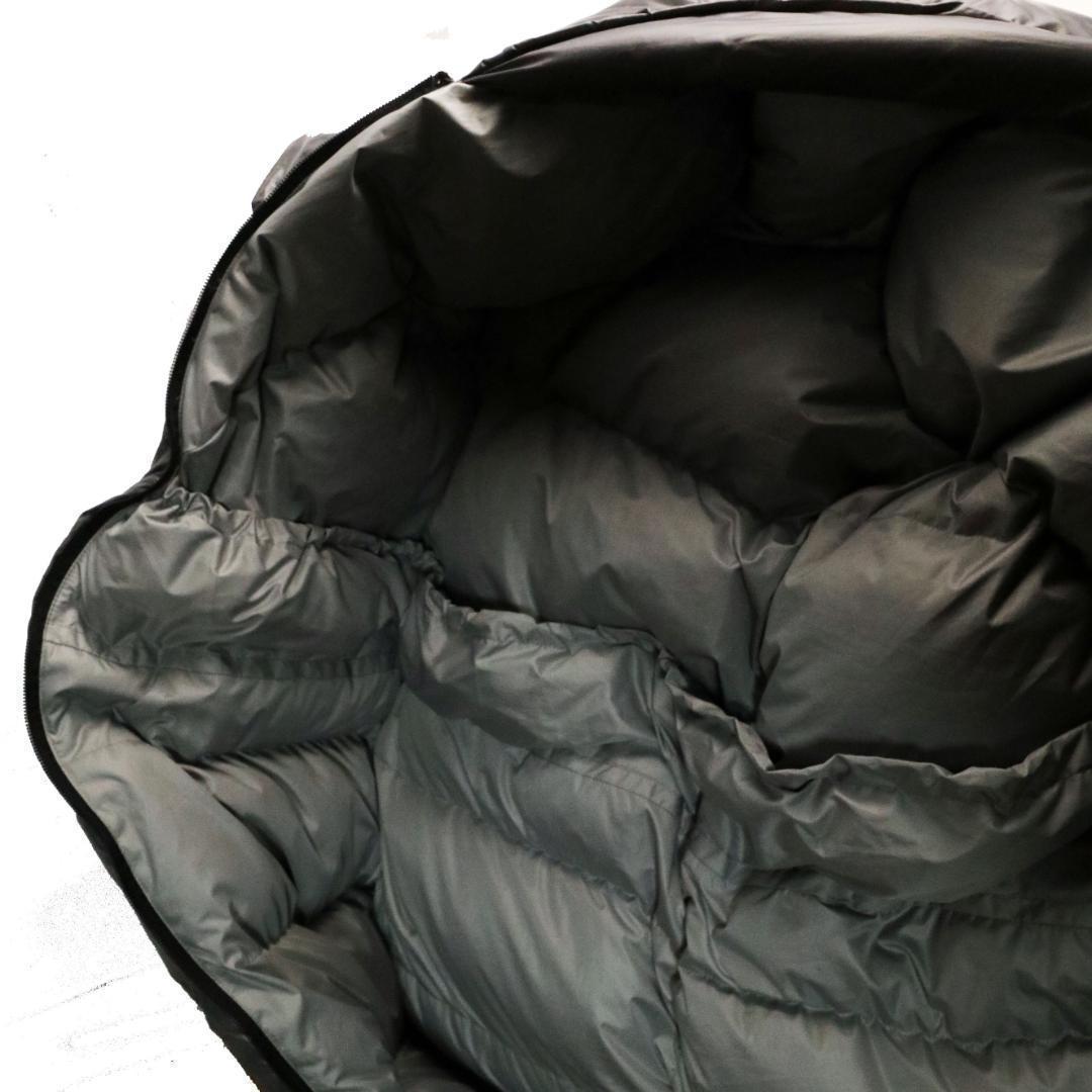 グースダウン使用　冬シェラフ　寝袋　ミイラタイプ　1800g -15～-10℃