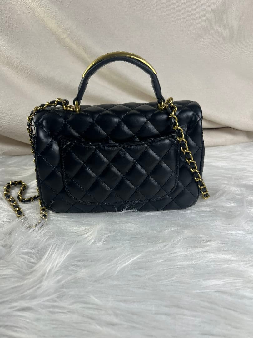 CHANEL ノベルティ ブラック チェーンショルダーバッグ
