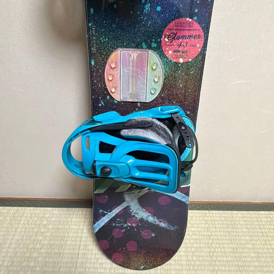 スノーボードセット 143cm レディース SHERBET SALOMON
